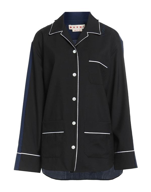 マルニ レディース トップス ティーシャツ MARNI Black 黒いこと
