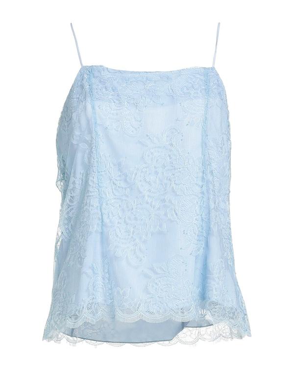 エルマンノ シェルヴィーノ レディース トップス プルオーバー キャミソール ERMANNO SCERVINO Sky Blue 青碧