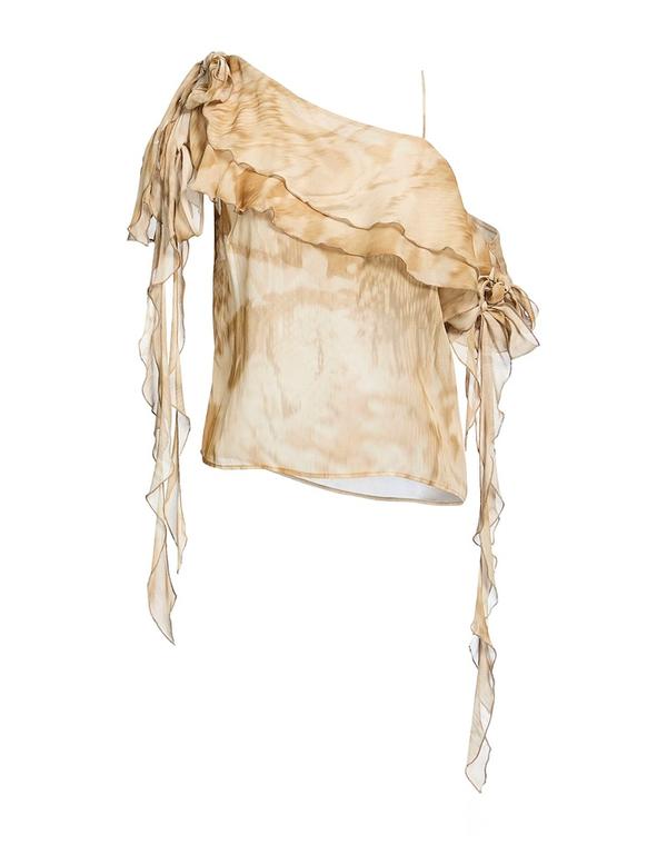 ブルマリン レディース トップス ティーシャツ BLUMARINE Khaki カーキ