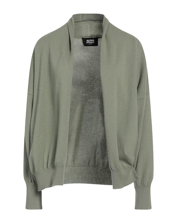 アルファス テューディオ レディース アウター ジレー ALPHA STUDIO Sage Green 緑であること