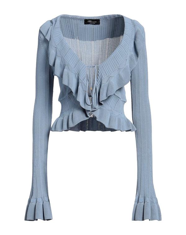 ブルマリン レディース アウター ジレー BLUMARINE Pastel Blue 青み