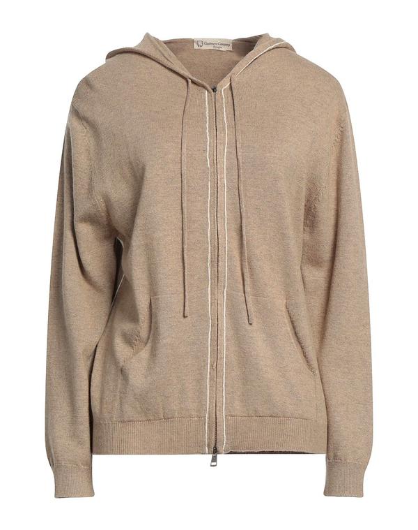 カシミヤ相手 レディース アウター ジレー CASHMERE COMPANY Sand 沙子