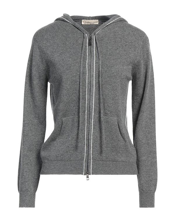 カシミヤ商会 レディース アウター ジレー CASHMERE COMPANY Gray 薄墨色