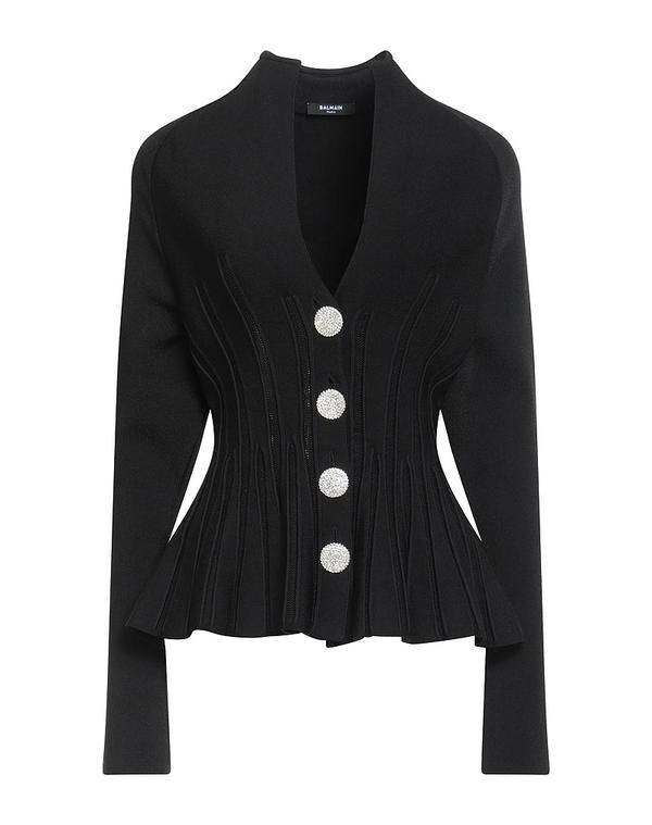バルマン レディース アウター ジレー BALMAIN Black 黒いこと