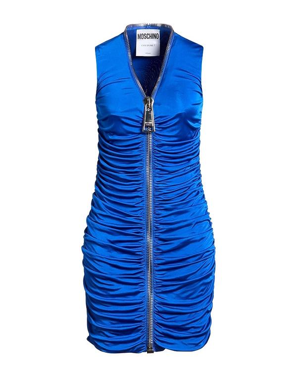 モスキーノ レディース トップス 衣装 炎節お召しもの MOSCHINO Blue 青色