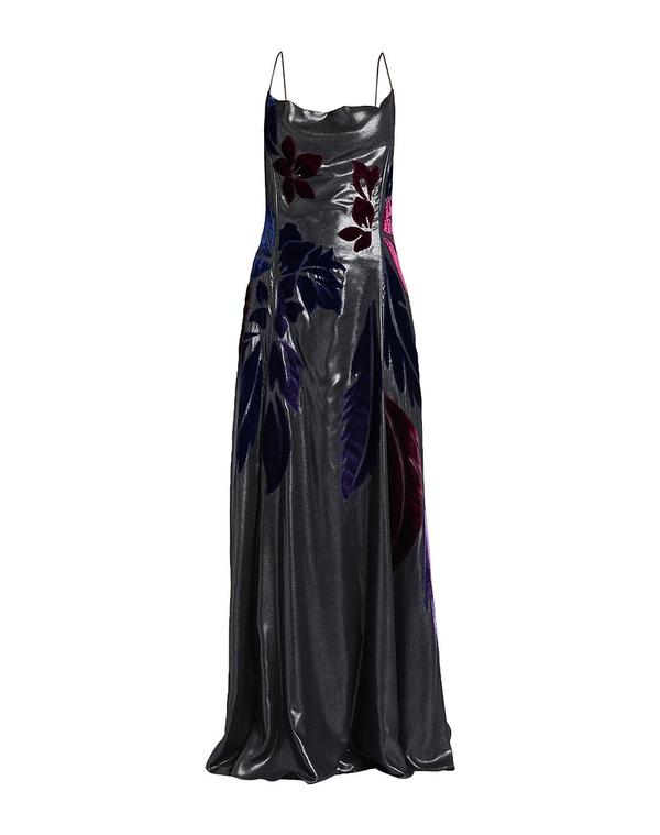 アルベルタ フェレッティ レディース トップス ワンピースリップドレス ALBERTA FERRETTI Silver しろがね色
