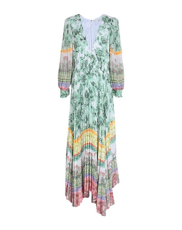 アリス アンド オリビア レディース トップス 衣裳 筋目御召しもの ALICE + OLIVIA Light Green 緑であること