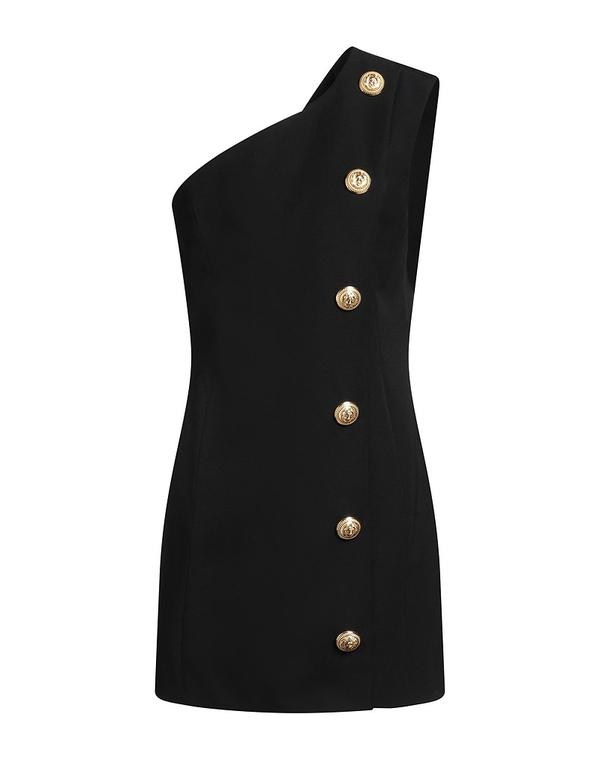 バルマン レディース トップス 衣装 熱電子管お召しもの BALMAIN Black 黒いこと