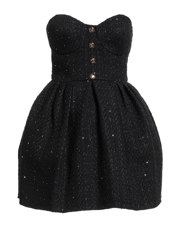 エリザベッタフランキ レディース トップス 衣裳 朱夏御召しもの ELISABETTA FRANCHI Black 黒いこと