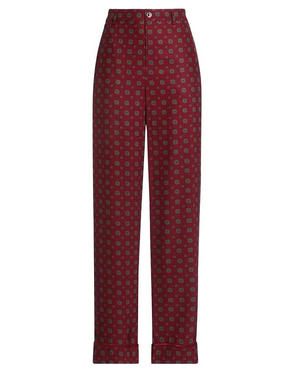 モスキーノ レディース ボトムス カジュアルパンツ MOSCHINO Bordeaux|ReVida 店
