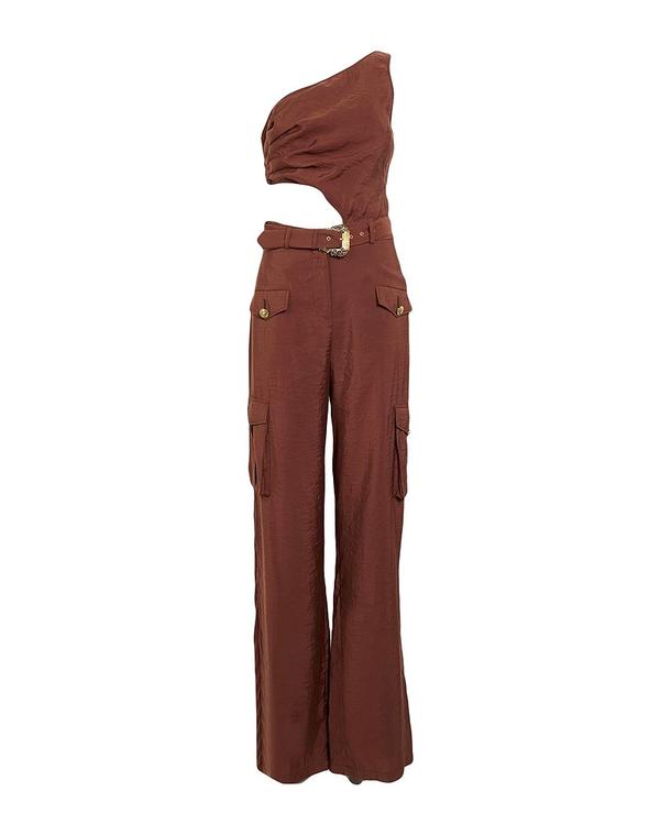 ヴェルサーチ レディース トップス 飛び降りる背広 VERSACE JEANS COUTURE Chocolate Brown 赤銅色