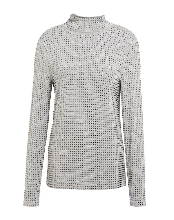 ピンコ レディース トップス プルオーバー PINKO Light Gray 薄墨色