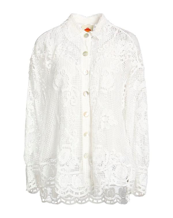 耕園 レディース トップス プルオーバー FARM RIO \u0026 Off White 象牙色