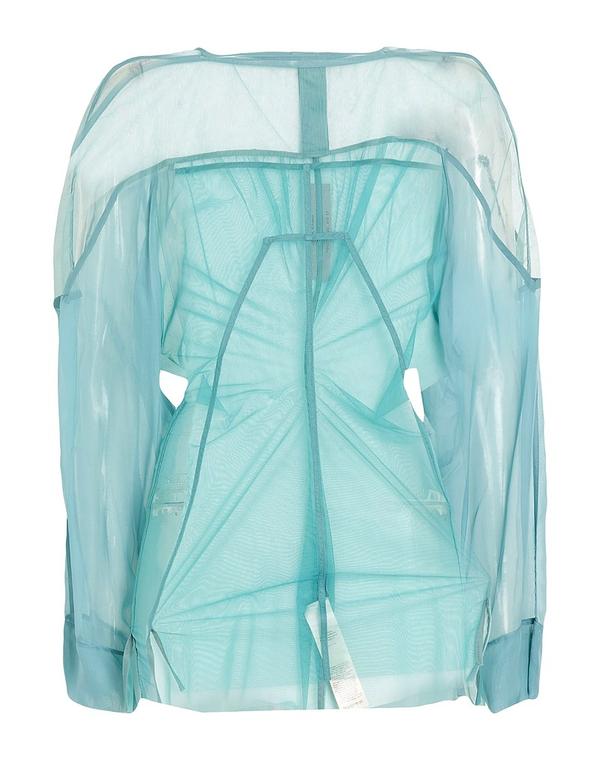リックオウエンス レディース トップス プルオーバー RICK OWENS Turquoise Blue 青碧