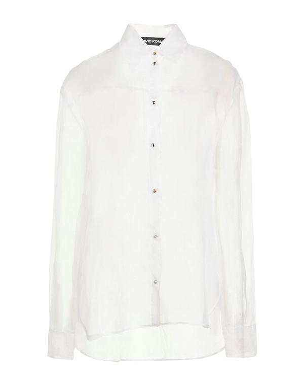 デヴィッド コーマ レディース トップス ティーシャツ DAVID KOMA \u0026 White 白いこと