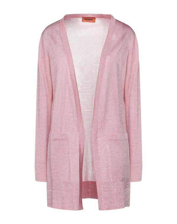 ミッソーニ レディース アウター ジレー MISSONI Pink さくら色