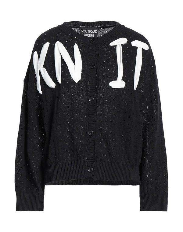 ブティックモスキーノ レディース アウター ジレー BOUTIQUE MOSCHINO Black 黒いこと