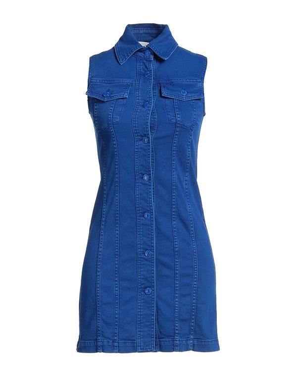 モスキーノ レディース トップス 衣裳 ジーンズ御召しもの MOSCHINO Blue 青碧