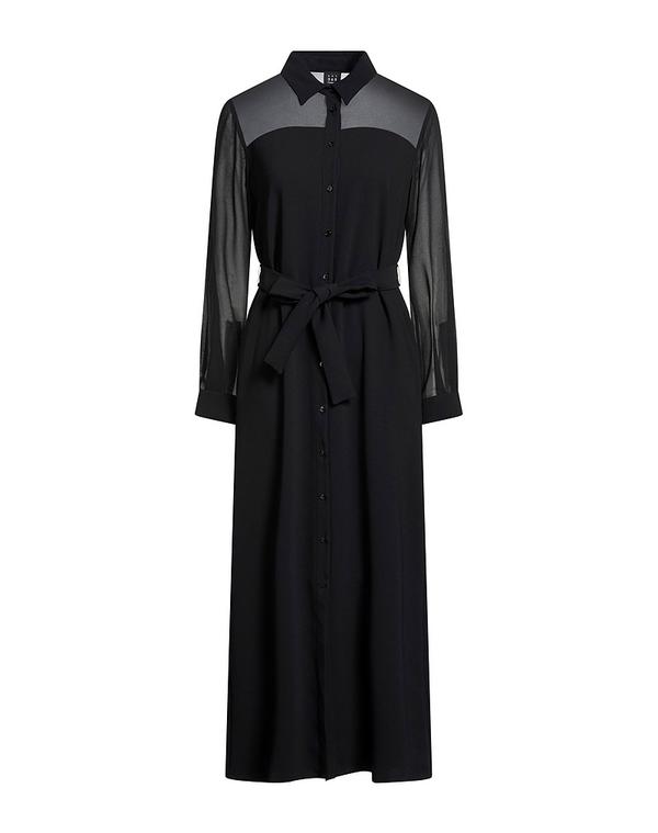マレーラ レディース トップス 衣裳 テディー御召しもの MARELLA Black 黒いこと