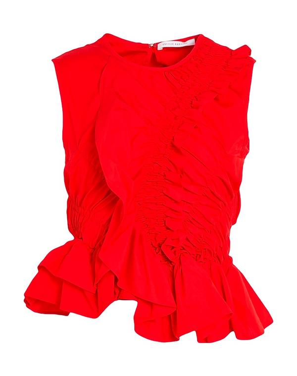 セシリエバンセン レディース トップス プルオーバー CECILIE BAHNSEN Red 赤いこと
