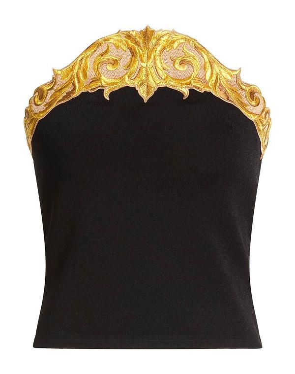 モスキーノ レディース トップス ティーシャツ MOSCHINO Black 黒いこと