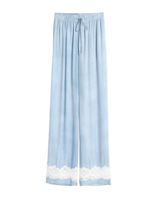 エルマンノ シェルヴィーノ レディース ボトムス 心地好いズボン下 ERMANNO SCERVINO Sky Blue 青み