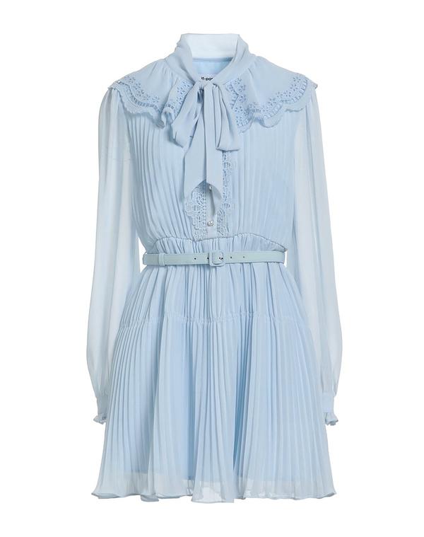 セルフ・ポートレイト レディース トップス ワンピース SELF-PORTRAIT Sky Blue ブルー|ReVida 店