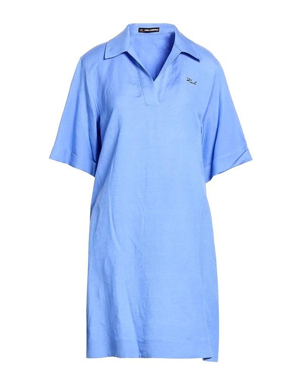 長い巻き毛 ラガーフェルド レディース トップス 衣裳 朱夏御召しもの KARLAGERFELD Light Blue 青碧