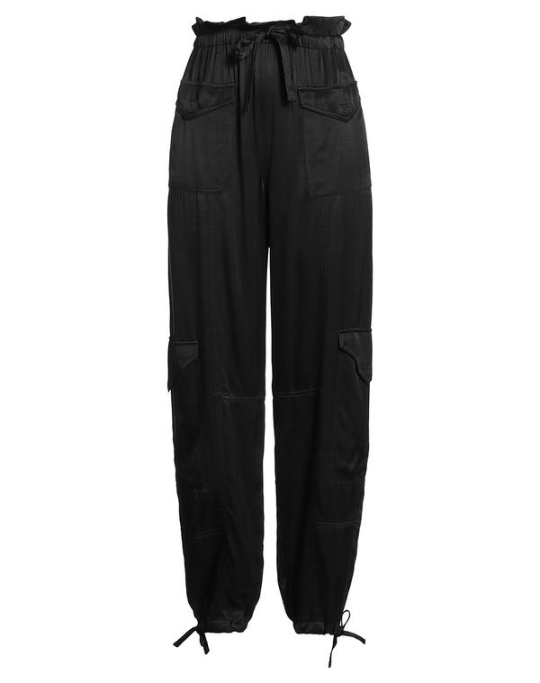 ガニー レディース ボトムス 心地よいズボン下 カーゴパンツ GANNI Black 黒いこと