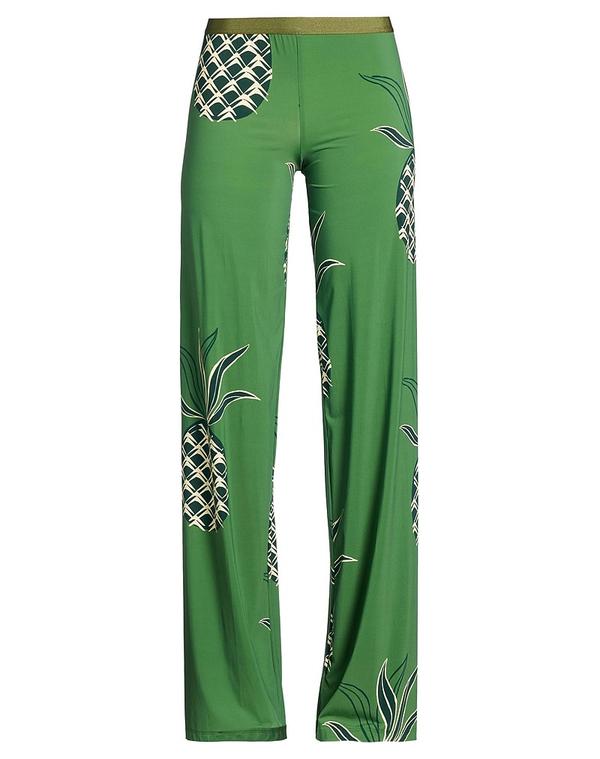 シユ レディース ボトムス 心地よいズボン下 SIYU Green 緑であること