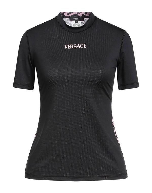 ヴェルサーチ レディース トップス プルオーバー VERSACE T Black 黒いこと