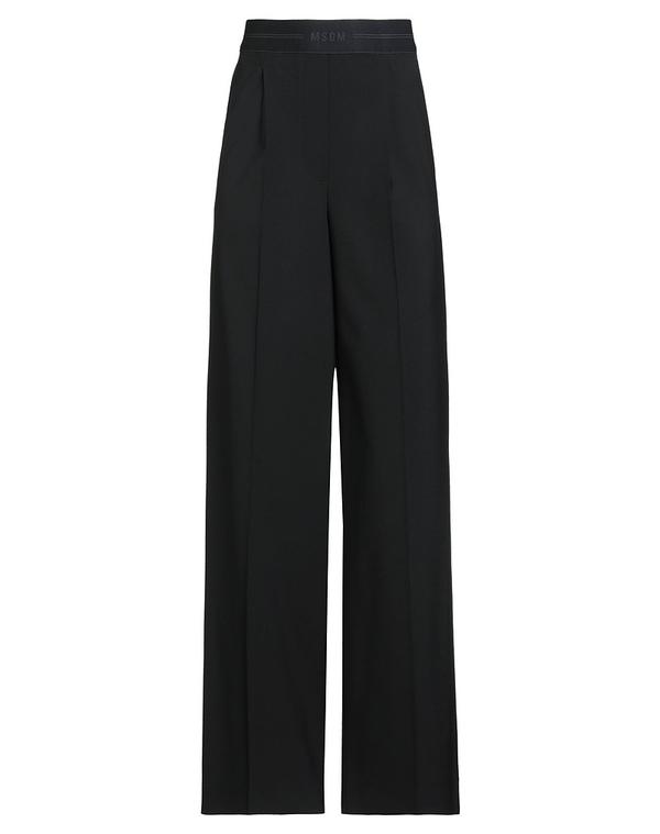 エムエスジイエム レディース ボトムス カジュアルパンツ ワイドパンツ MSGM Black ブラック|ReVida 店