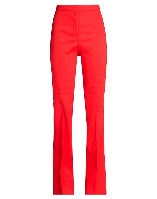 ピンコ レディース ボトムス 心地好いズボン下 フレアカットパンツ PINKO Red 赤いこと