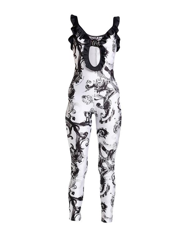 ヴェルサーチ レディース トップス 飛び降りる背広 VERSACE JEANS COUTURE White 白いこと