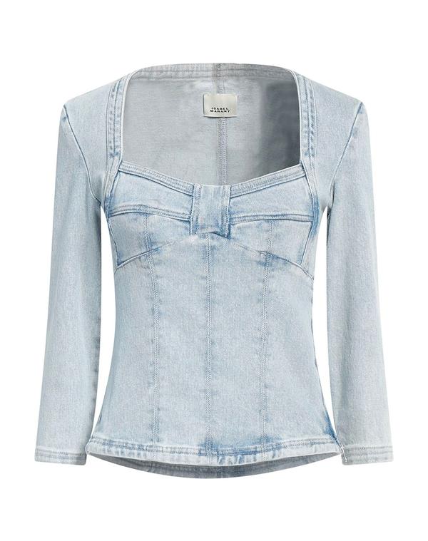 イザ呼びりん マラン レディース トップス プルオーバー ISABEL MARANT Blue 青味