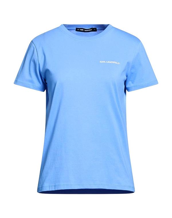 カール ラガーフェルド レディース トップス Tシャツ KARLAGERFELD Azure Blue ブルー|ReVida 店