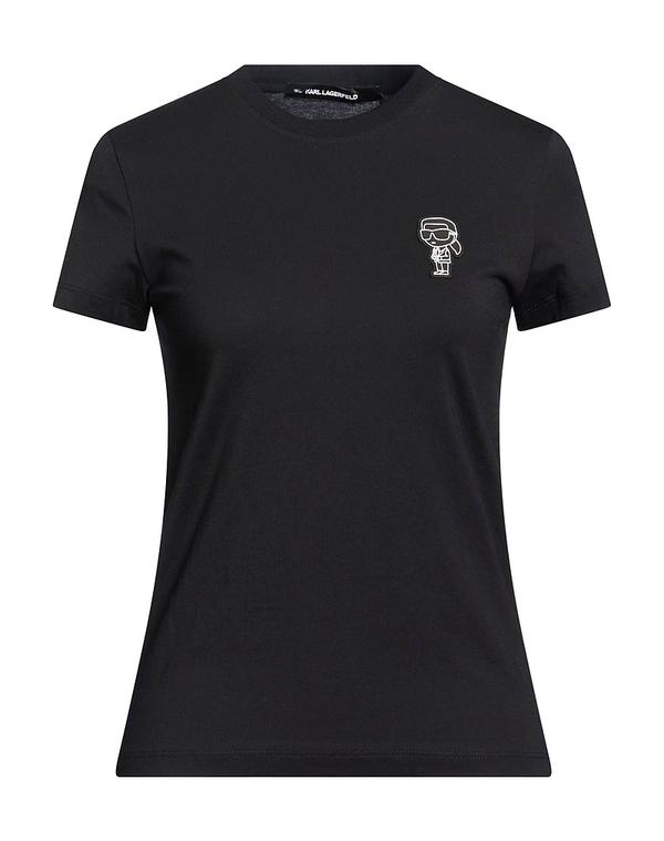 カール ラガーフェルド レディース トップス Tシャツ KARLAGERFELD Black ブラック|ReVida 店
