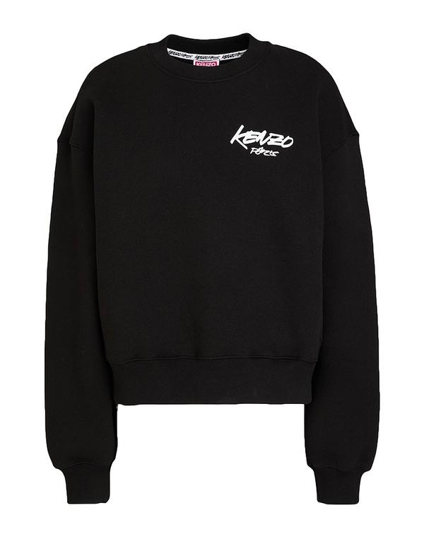 ケンゾー レディース アウター パーカー・スウェット KENZO Black ブラック|ReVida 店