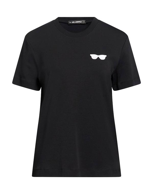 カール ラガーフェルド レディース トップス Tシャツ KARLAGERFELD T Black ブラック｜ReVida 店