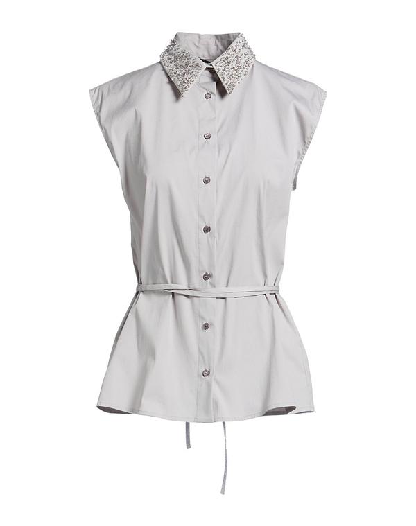 ファビアナ フィリッピ レディース トップス シャツ FABIANA FILIPPI Light Gray グレー｜ReVida 店