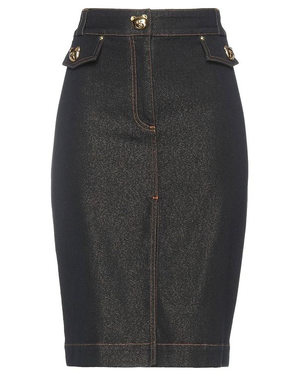 モスキーノ レディース ボトムス デニムスカート MOSCHINO デニムスカート Black ブラック