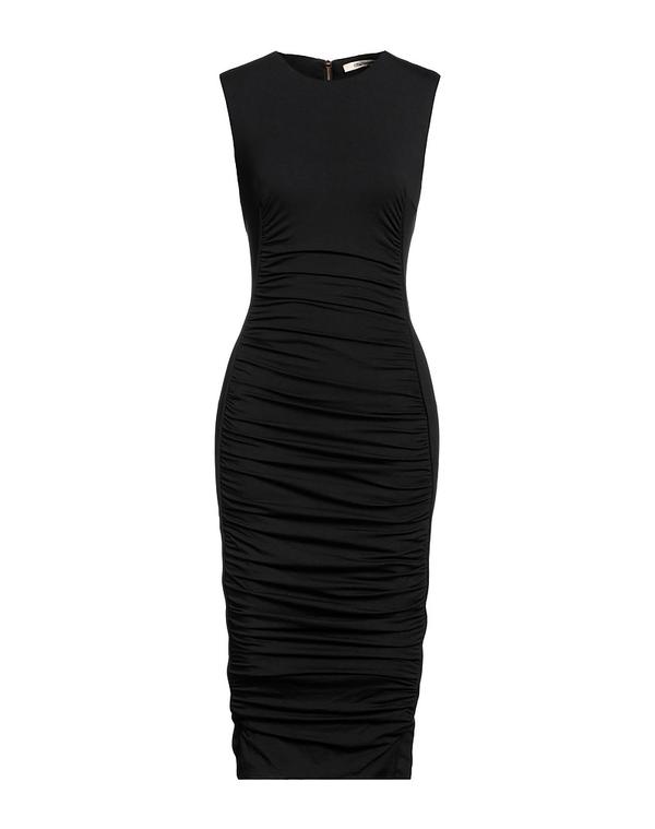 ロベルトカヴァリ レディース ドレス ミディ丈ワンピース ROBERTO CAVALLI チューブドレス Black ブラック