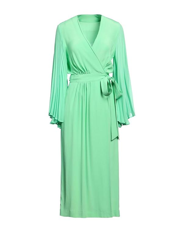 ドリス・ヴァン・ノッテン レディース ドレス ミディ丈ワンピース DRIES VANOTEN ひざ丈ワンピース Light Green グリーン