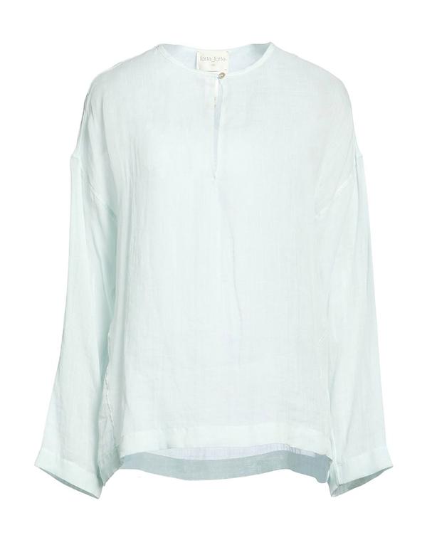フォルテフォルテ レディース トップス シャツ FORTE_FORTE Sky Blue ブルー｜ReVida 店