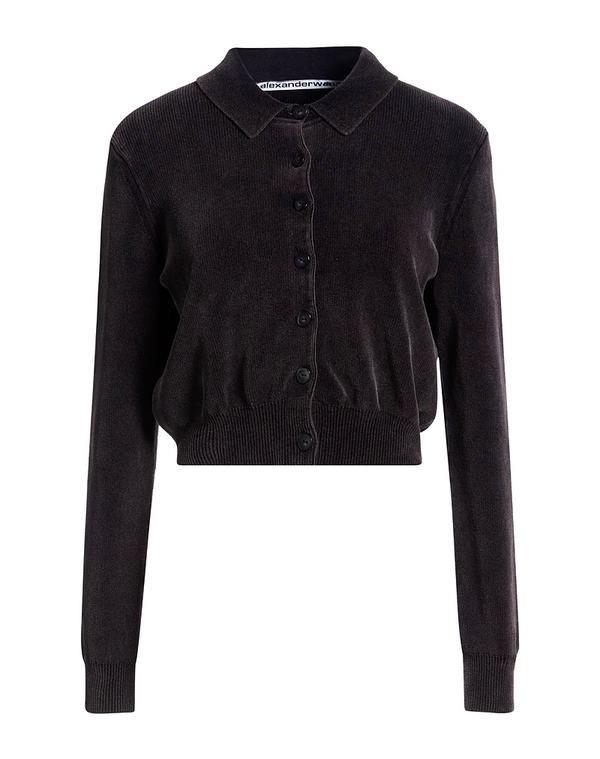 アレキサンダーワン レディース アウター カーディガン ALEXANDER WANG Charcoal チャコール｜ReVida 店