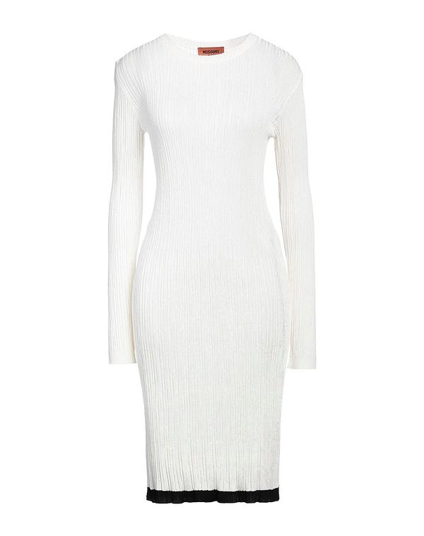 ミッソーニ レディース トップス ワンピース チューブドレス MISSONI White ホワイト｜ReVida 店
