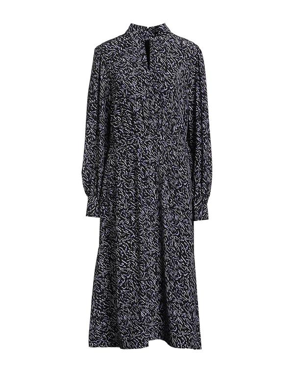 カール ラガーフェルド レディース トップス ワンピース シルクドレス KARLAGERFELD Black ブラック|ReVida 店