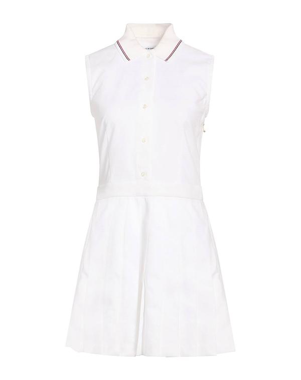 トムブラウン レディース トップス ワンピース THOM BROWNE White ホワイト｜ReVida 店
