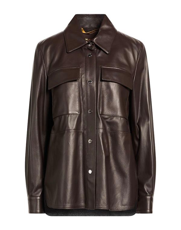ムーレー レディース トップス シャツ MOORER & Dark Brown ブラウン｜ReVida 店