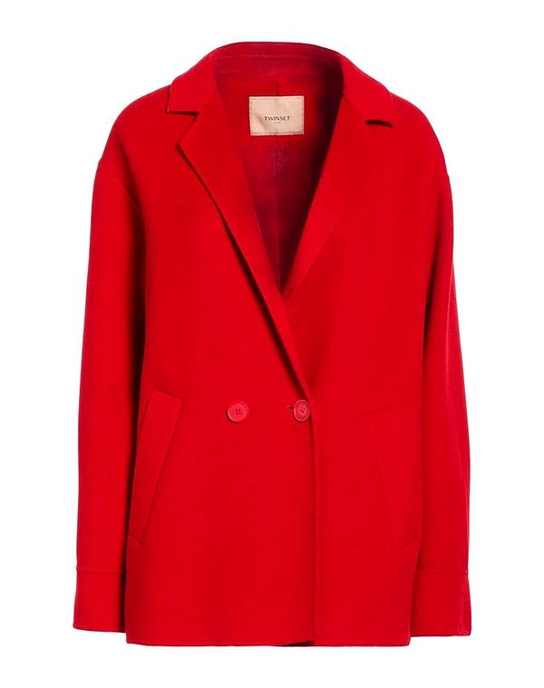 ツインセット レディース アウター コート TWINSET Red レッド｜ReVida 店